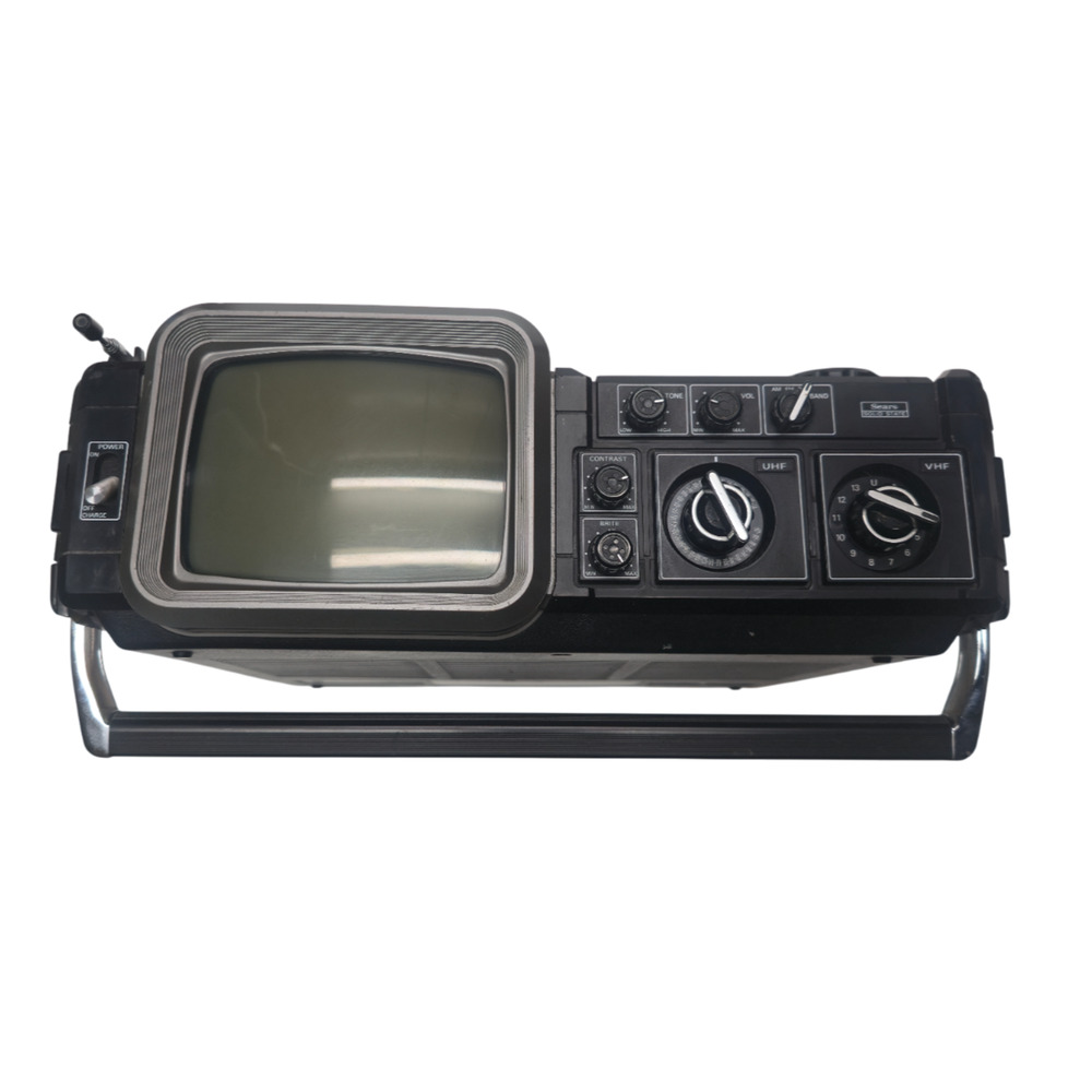 Vintage Sears Go Anywhere Solid State #564 TV Radio UHF VHF AM FM TESTED WORKS